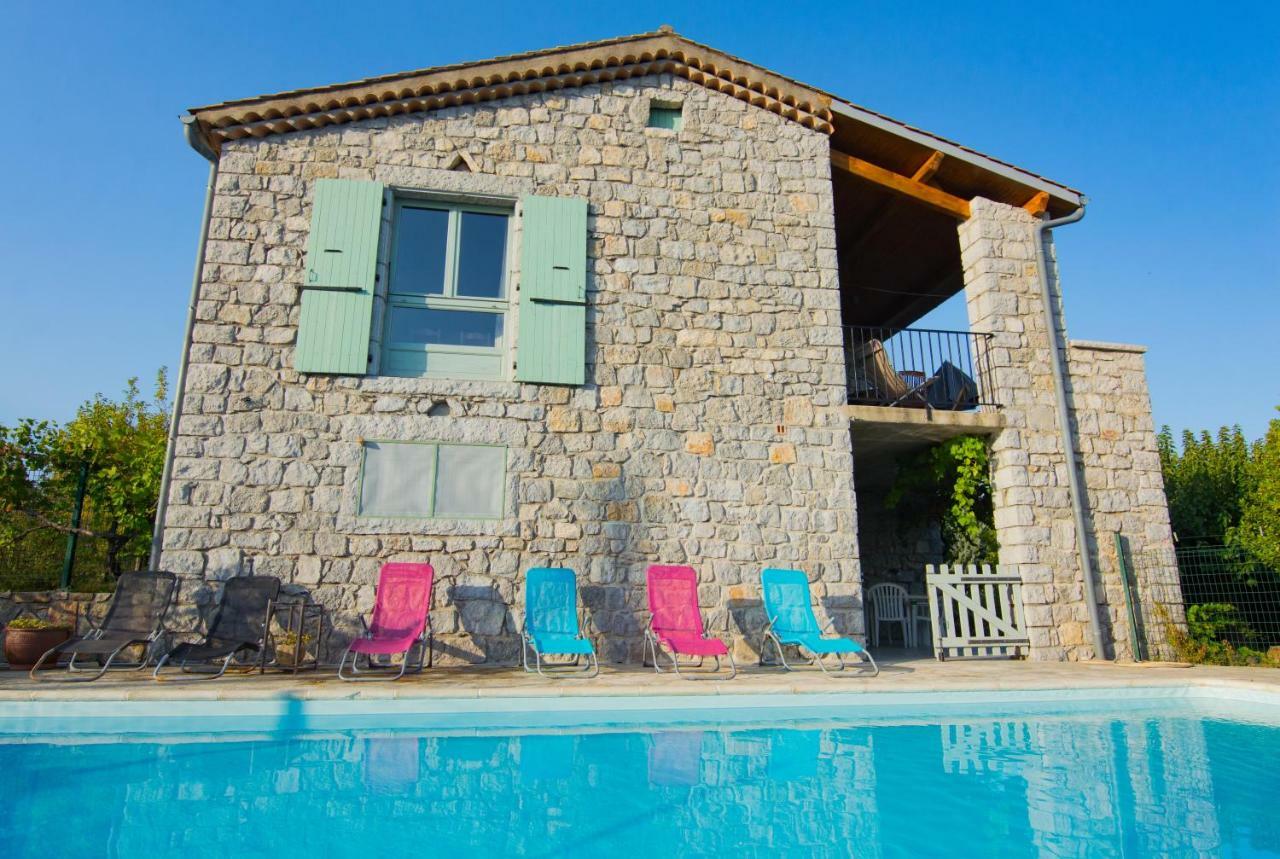 Les 23 Muriers Chauzon Exterior photo